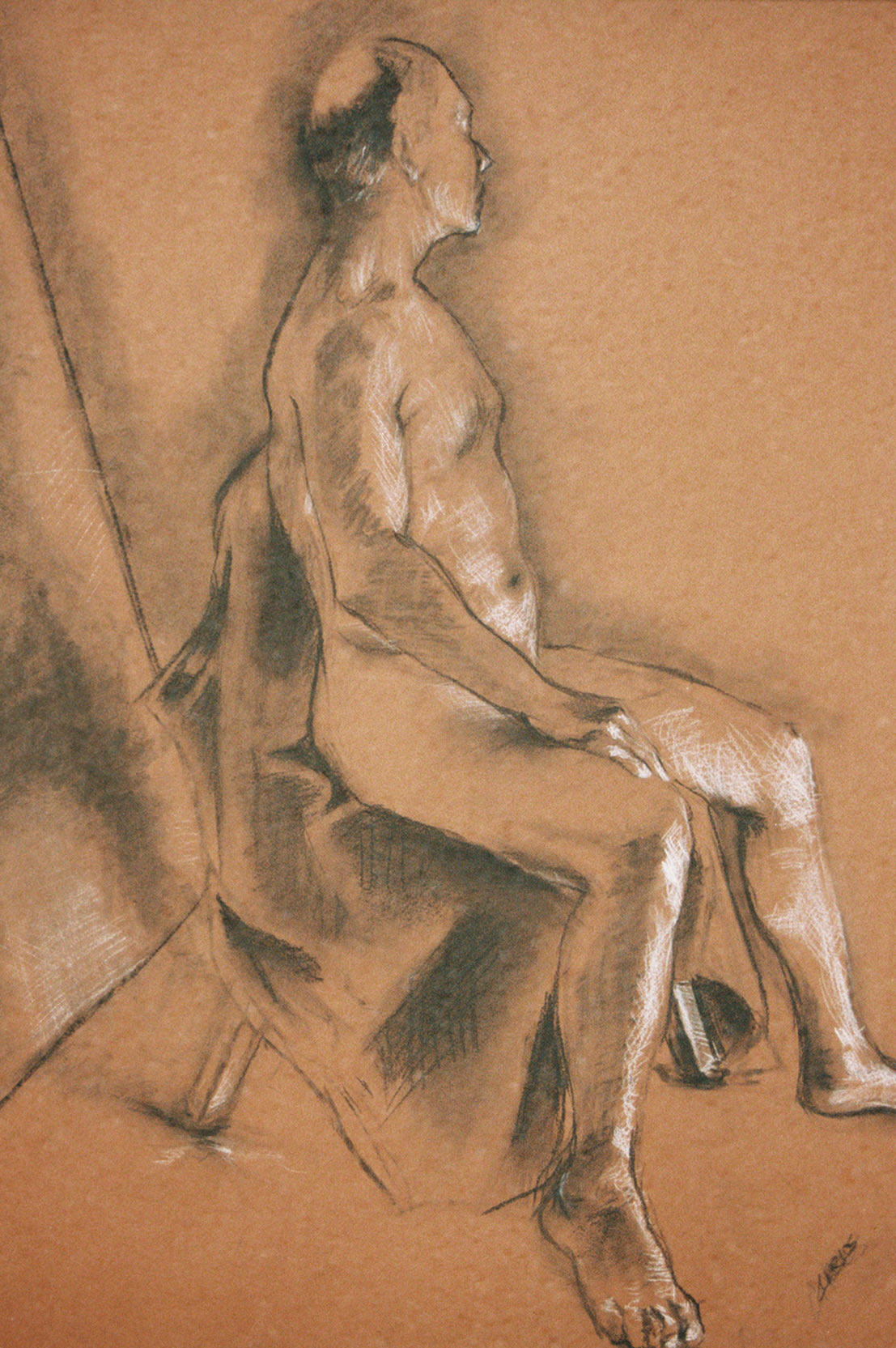 Carlos Seated Nude
